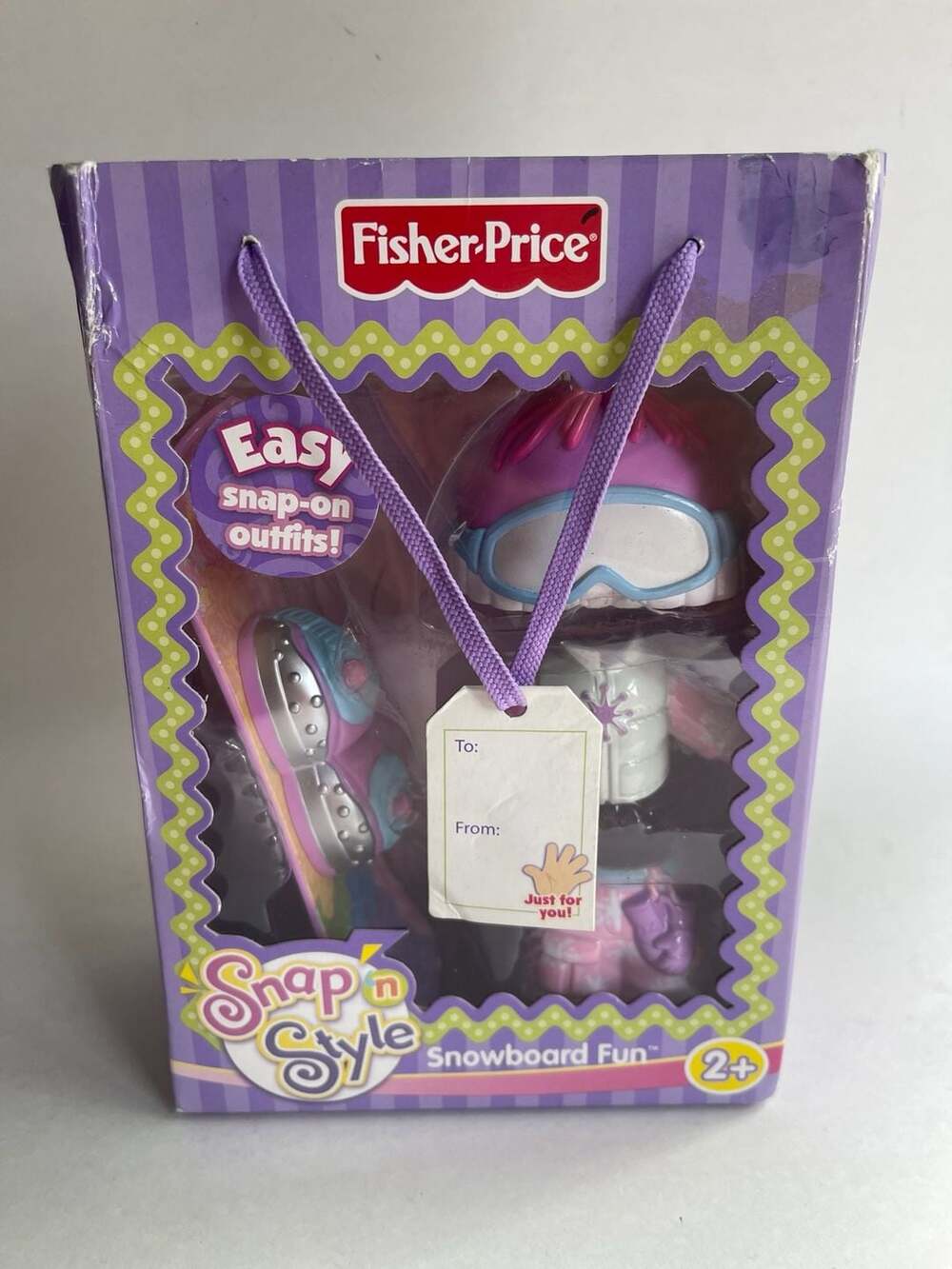 Fisher-Price Snap 'n Style Snowboard Fun Doll and Outfit Set